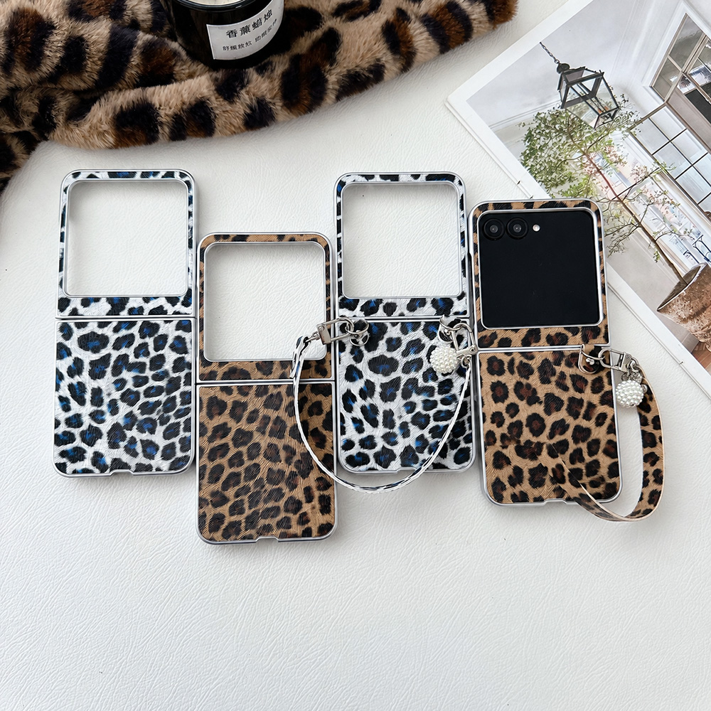 Travel Access - Funda plegable con estampado de leopardo