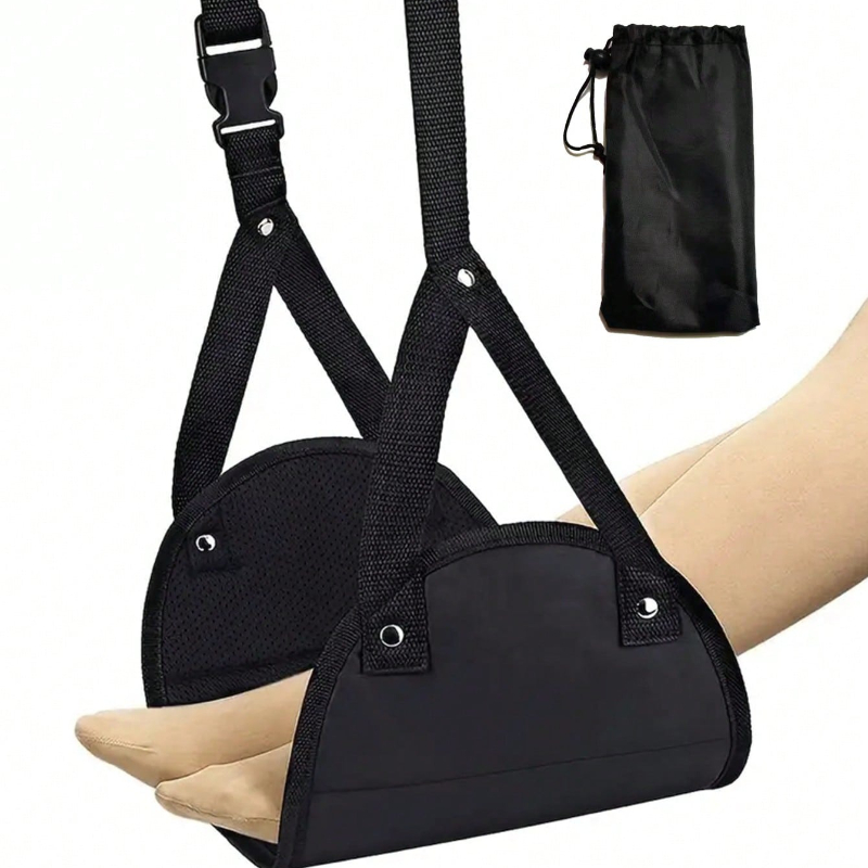Travel Accessories Long Flight - Hamaca Portátil Ajustable para Reposapiés, para