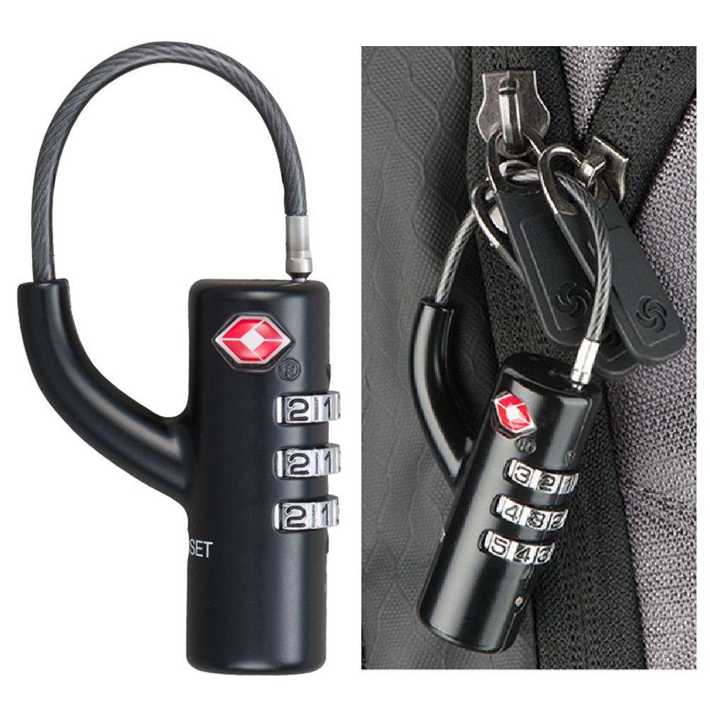 Cable Lock Combination - Candado Pequeño Impermeable, Candado Portátil con