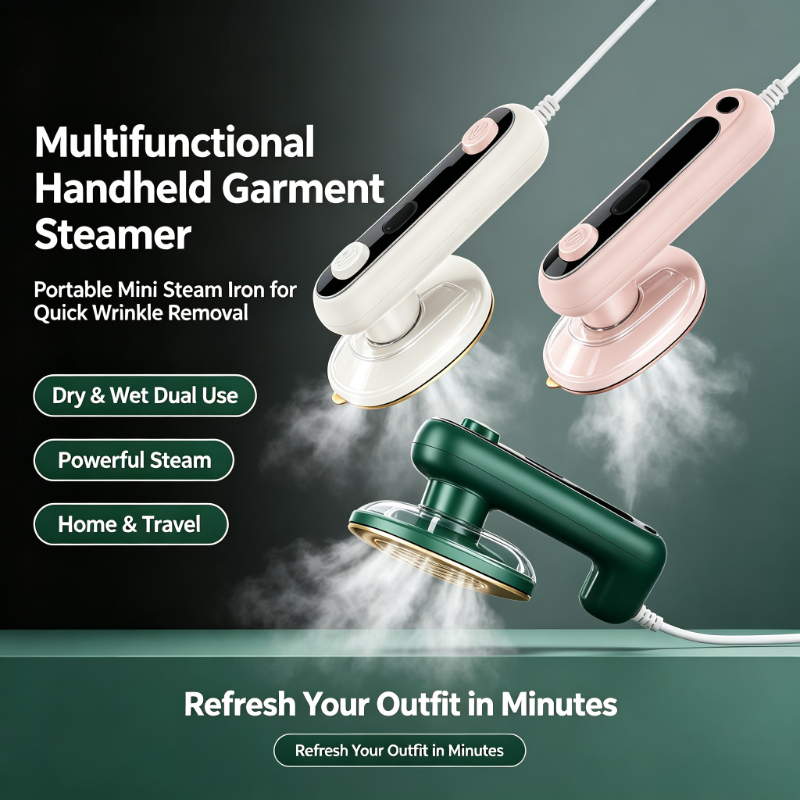 Portable Steamer Clothes - Vaporizador de Ropa Portátil Multifuncional, Mini