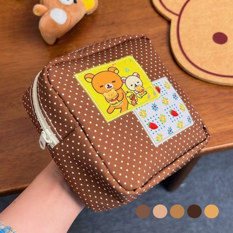 Travel Access - Bolsa de cosméticos Kawaii Rilakkuma con
