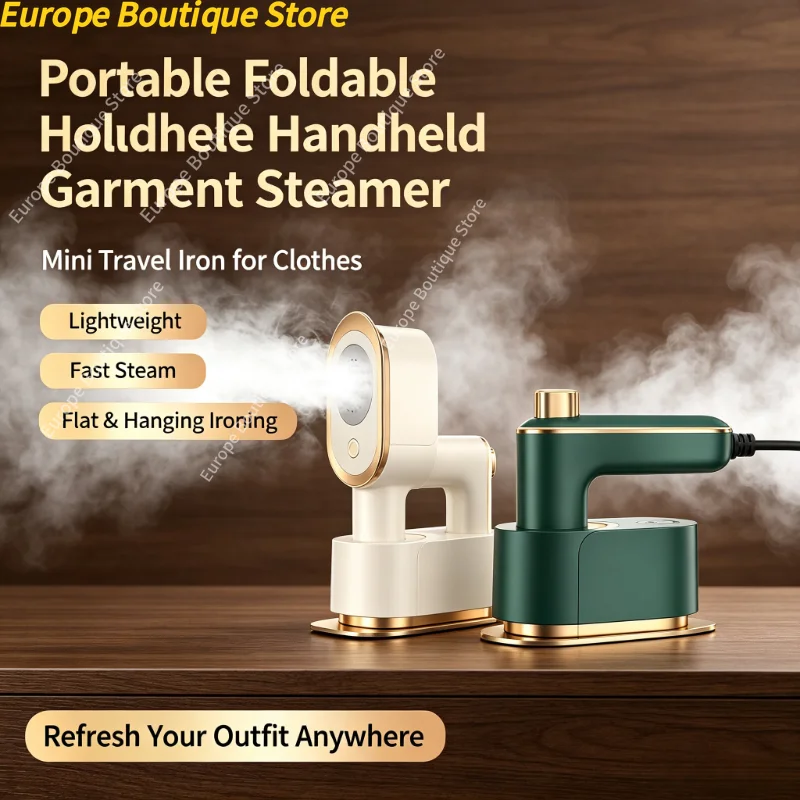 Portable Steamer Clothes - Plancha de Ropa Portátil Plegable Mini,