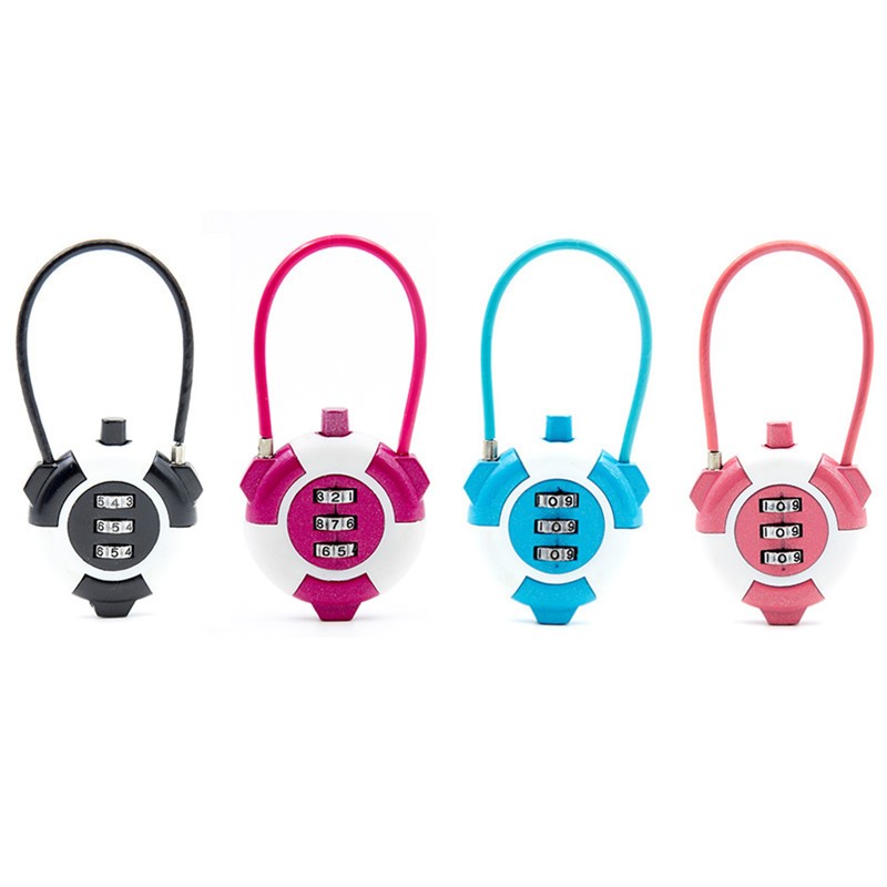 Candado de Combinación de 3 Dí - Cable Lock Combination reseña y precio
