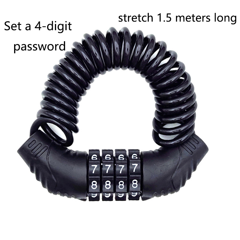 Candado Antirrobo Portátil con - Cable Lock Combination reseña y precio