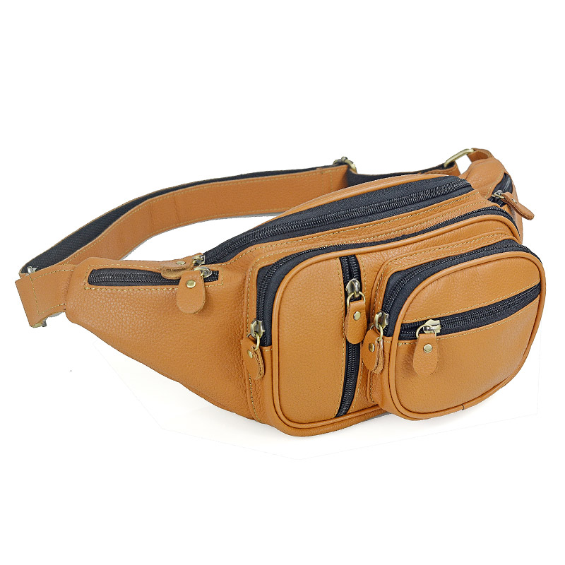 Riñoneras de cuero genuino par - Travel Accessories Leather reseña y precio