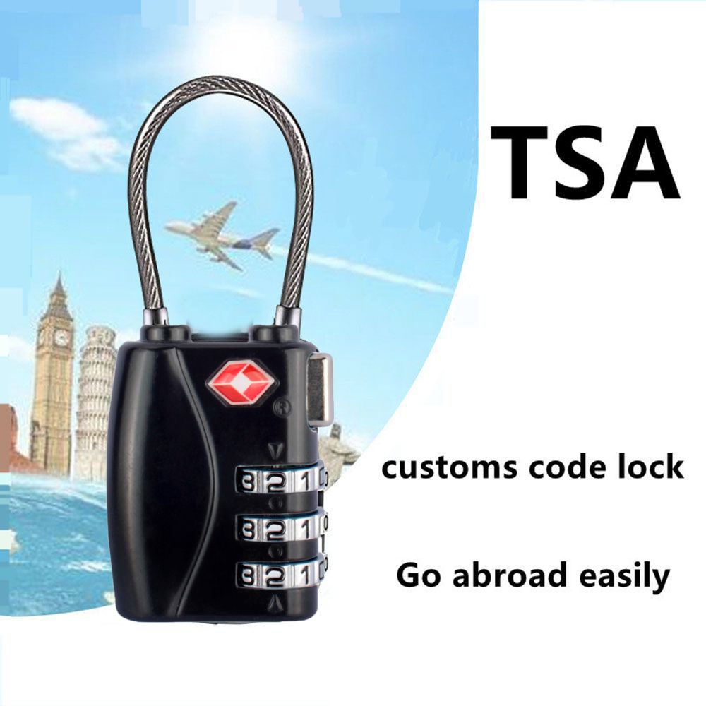 Candado para Equipaje a Prueba - Cable Lock Combination reseña y precio