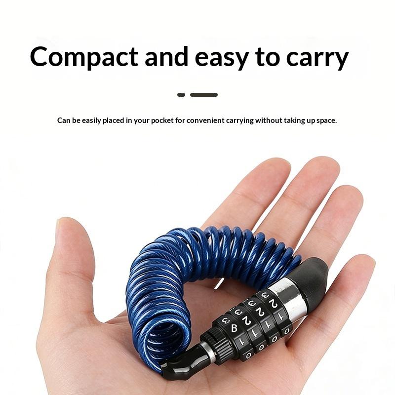 Nueva Cadena Antirrobo para Mo - Cable Lock Combination reseña y precio