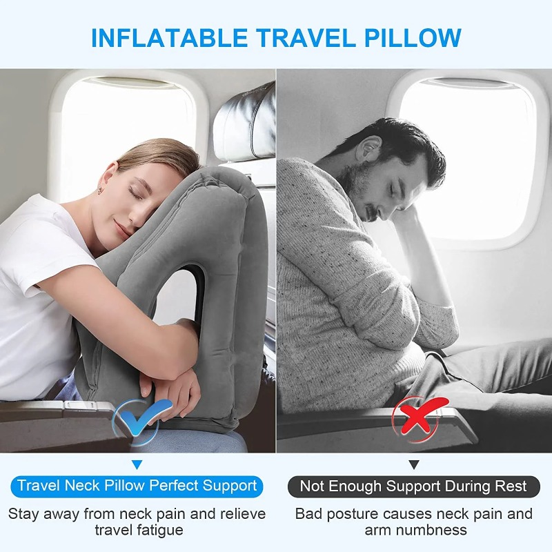 Almohadas de Viaje Inflables c - Travel Accessories Long Flight reseña y precio