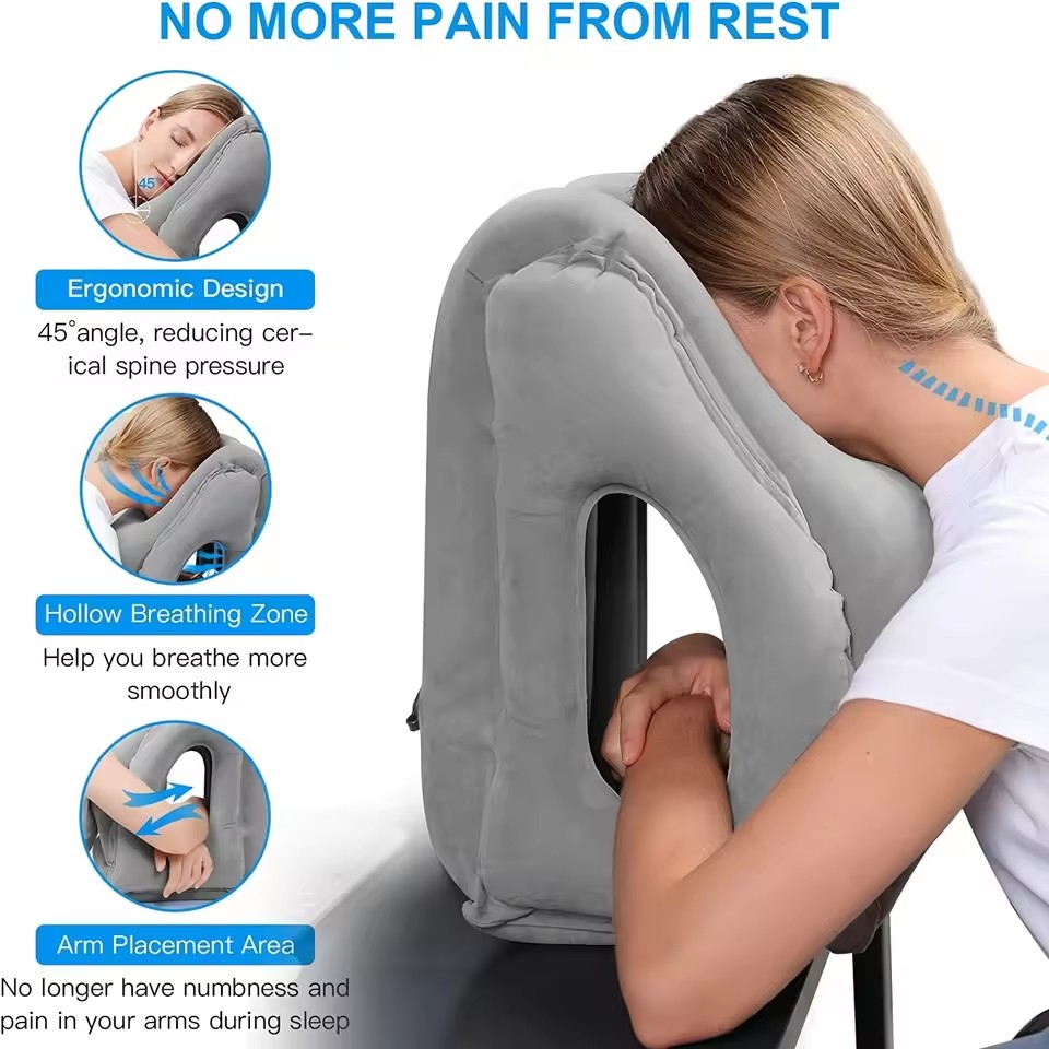 Almohada inflable de viaje, ac - Travel Accessories Long Flight reseña y precio