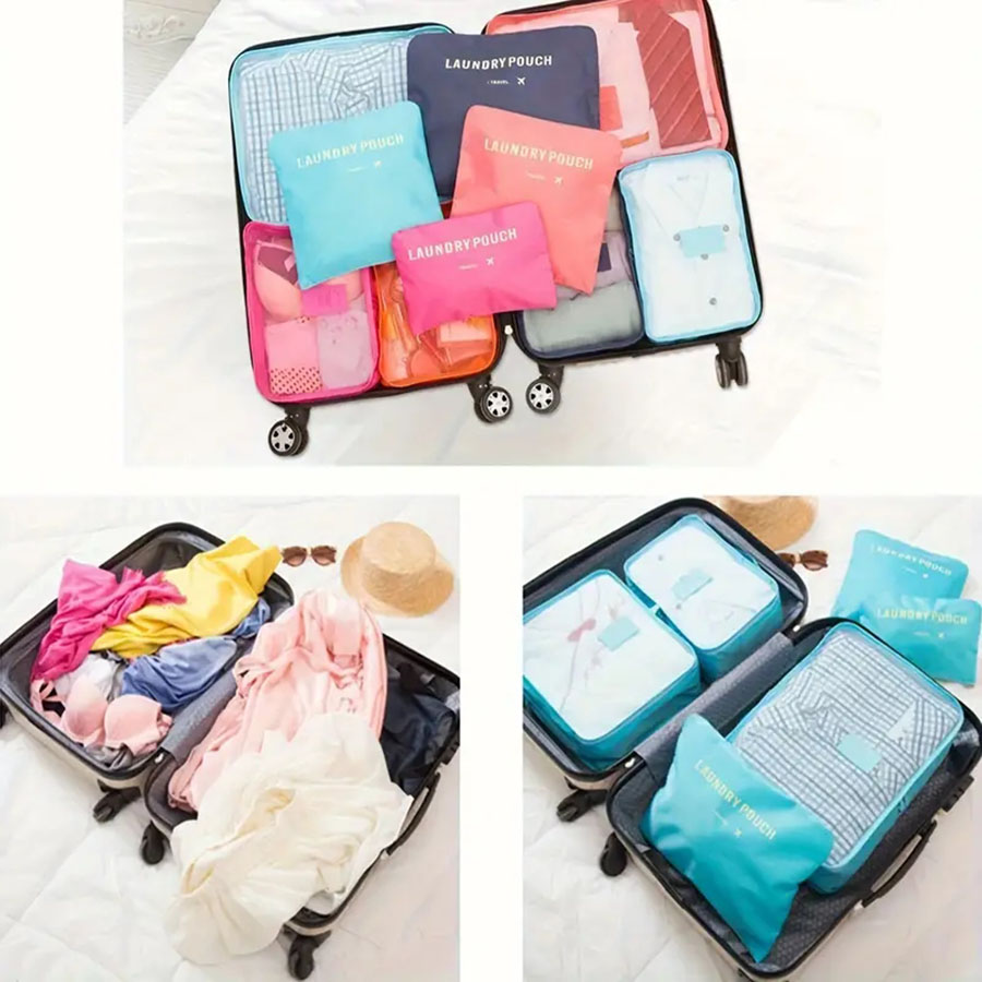 6 uds organizador de viaje bol - Travel Accessories Organiser reseña y precio