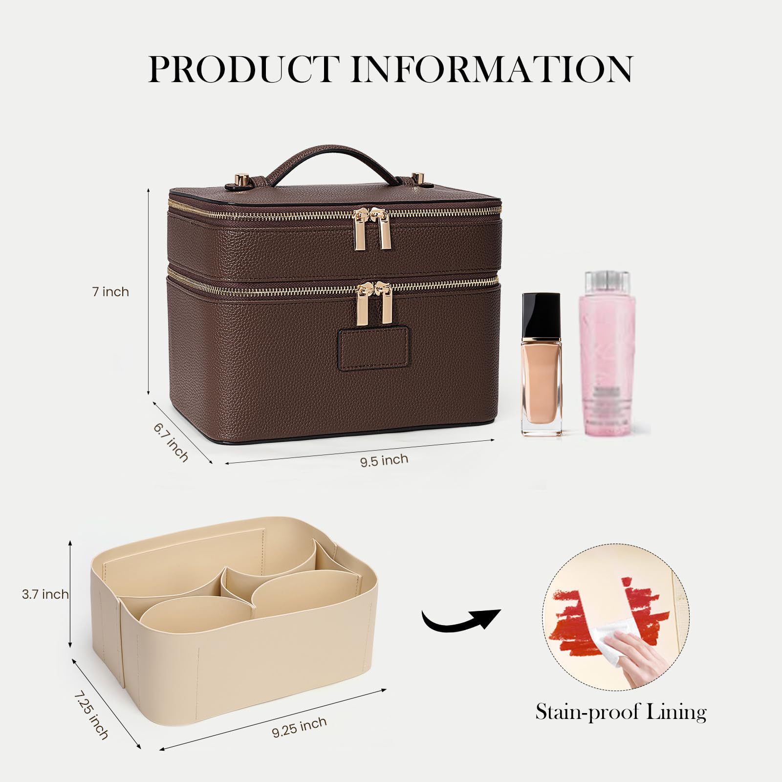Bolsa de Cosméticos de Lujo de - Travel Accessories Leather reseña y precio