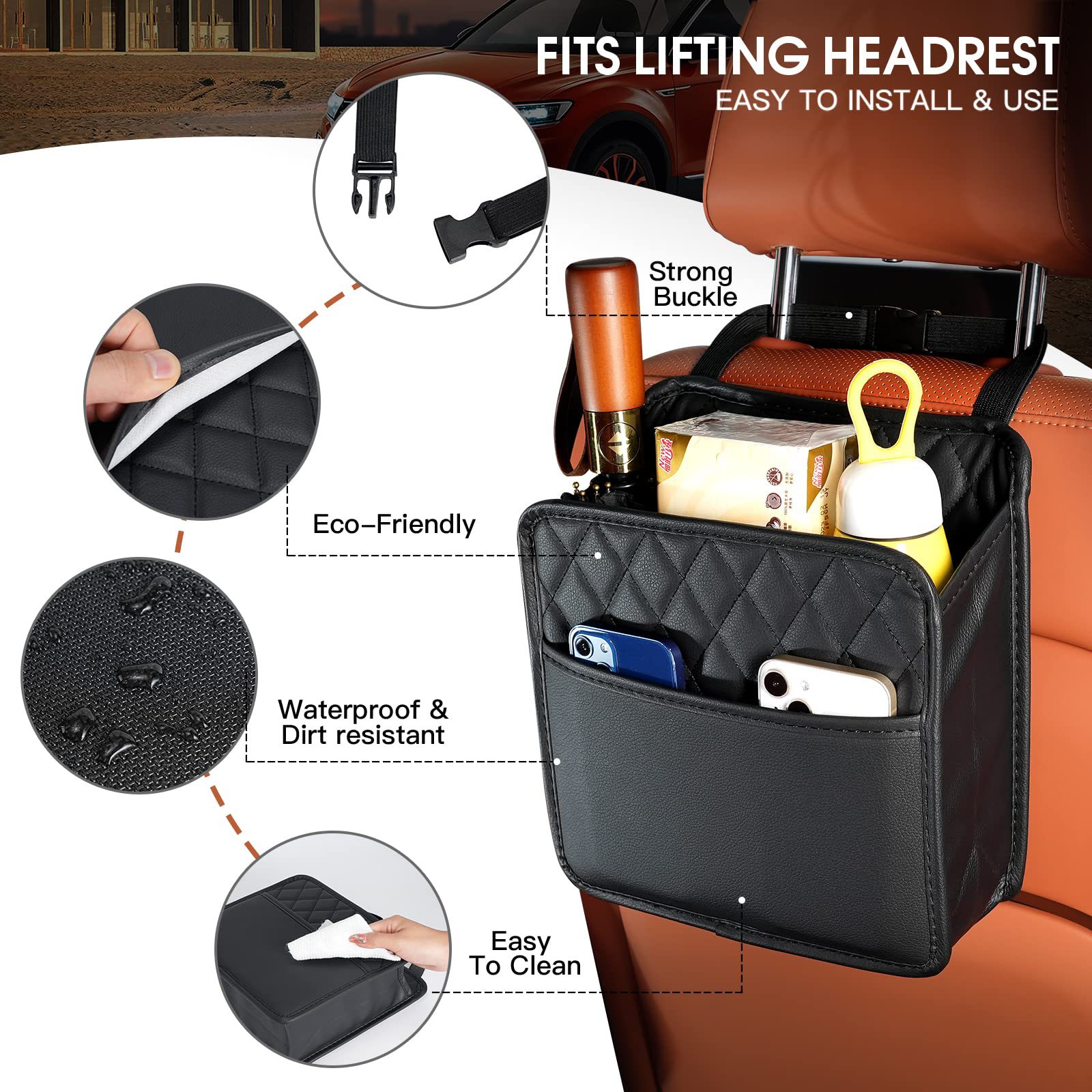 Organizador Colgante para Asie - Travel Accessories Leather reseña y precio