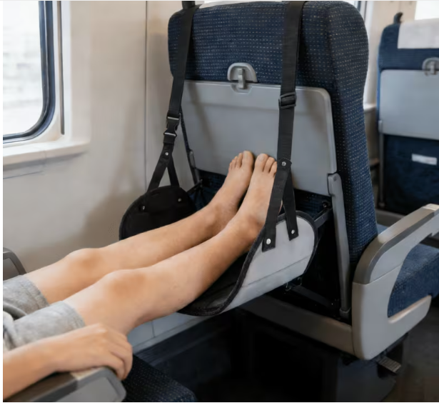 Reposapiés ajustable con hamac - Travel Accessories Long Flight reseña y precio