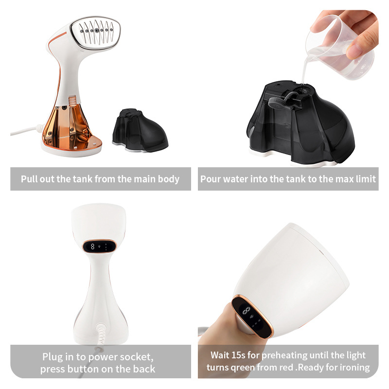 Plancha colgante de vapor port - Portable Steamer Clothes reseña y precio