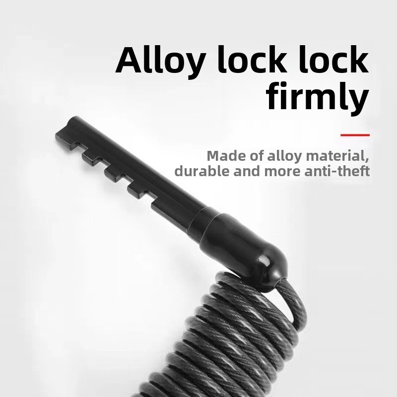 Cadena antirrobo para motocicl - Cable Lock Combination reseña y precio