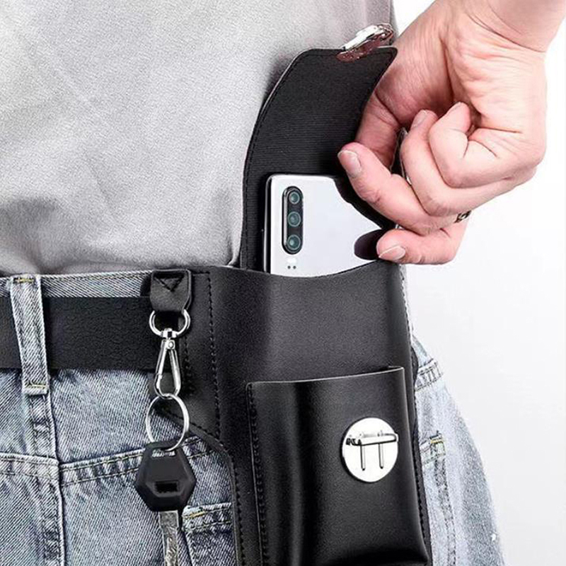 Riñonera de cuero PU multifunc - Travel Accessories Leather reseña y precio