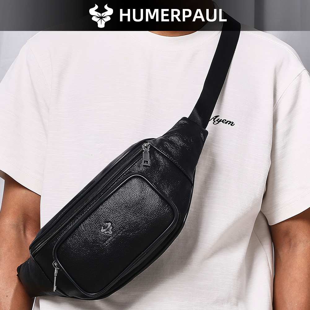 HUMERPAUL Riñonera de Cuero Ge - Travel Accessories Leather reseña y precio