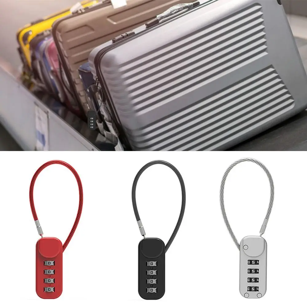 Cerradura con contraseña de 4  - Cable Lock Combination reseña y precio