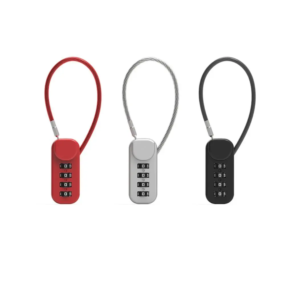 Cerradura con contraseña de 4  - Cable Lock Combination reseña y precio