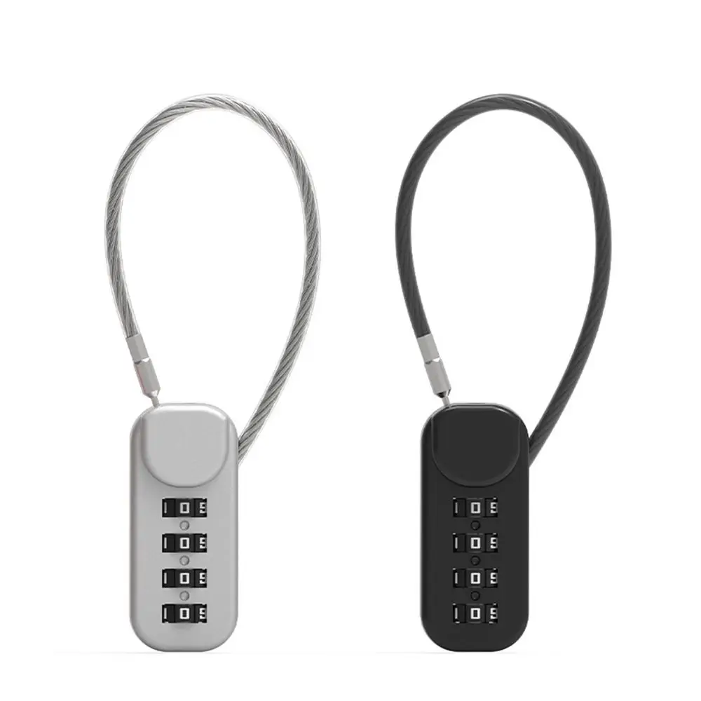 Cerradura con contraseña de 4  - Cable Lock Combination reseña y precio