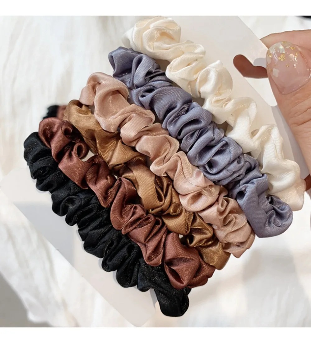 6 Piezas de Scrunchies de Saté - Travel Accessories Girls reseña y precio