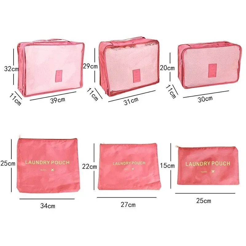Juego de 6 Bolsas de Almacenam - Travel Accessories Organiser reseña y precio