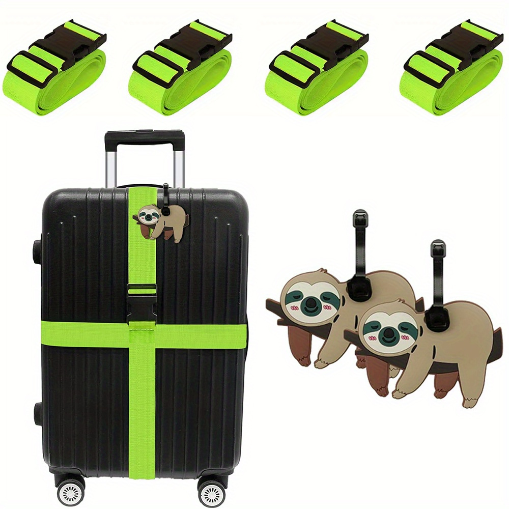 Paquete de 6 correas para equi - Travel Accessories Luggage Straps reseña y precio