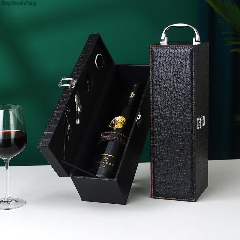 Caja de cuero PU para botellas - Travel Accessories Organiser reseña y precio